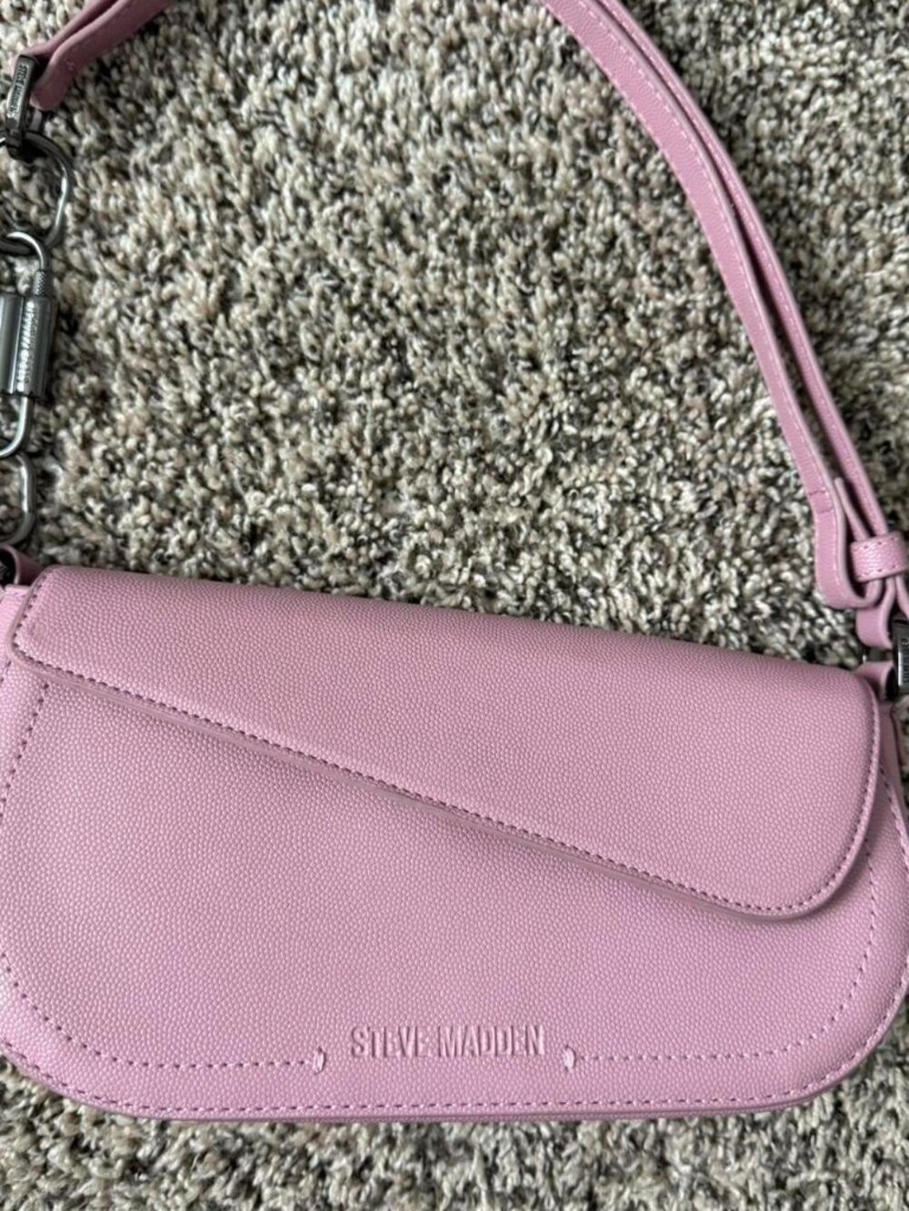Steve Madden pink mauve shoulder bag